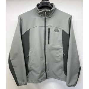 THE NORTH FACE PNEUMATIC MEN'S XL GRAY 2 TONE APEX FULL ZIP UNLINED JACKET